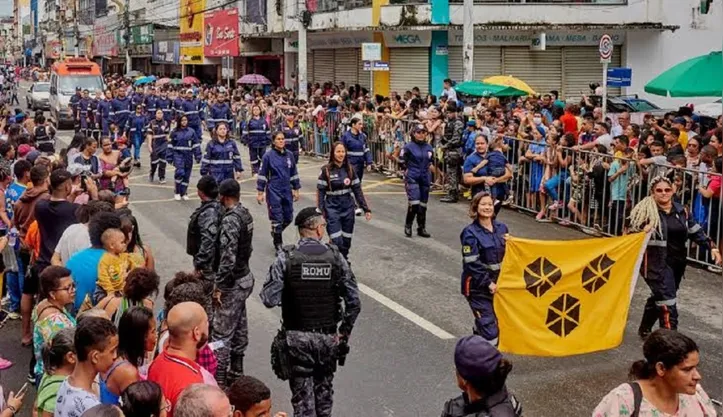 Desfile do Sete de Setembro em Itabuna em 2025