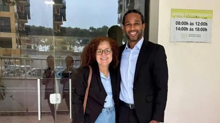 Os vereadores Professora Enilda Mendonça e Maurício Galvão