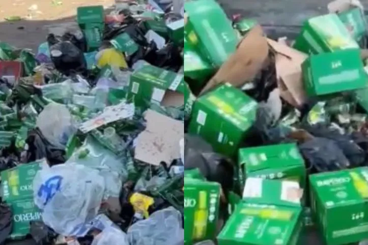 Evento promovido por candidato a deputado deixou rastro de sujeira em Salvador