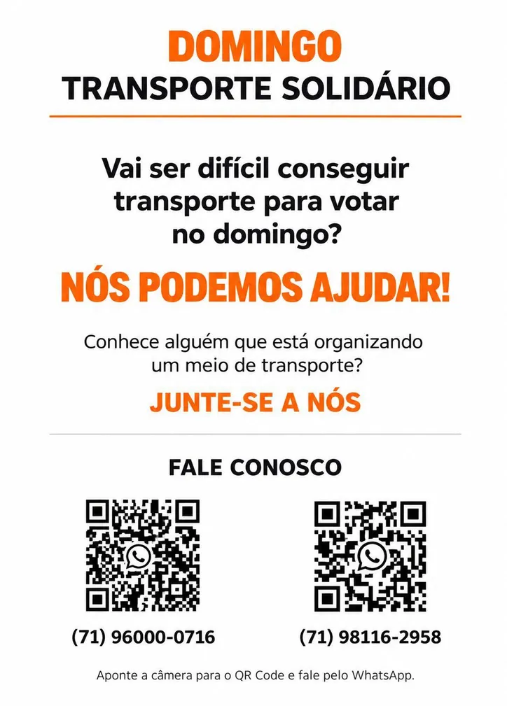 Card de divulgação para a ação