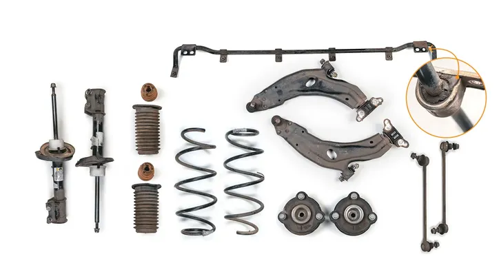 Conjunto de suspensão da Fiat Strada