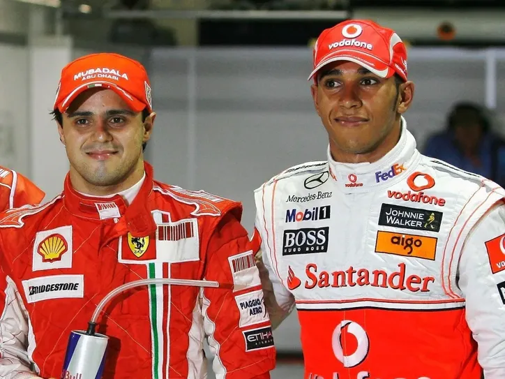 Felipe Massa e Lewis Hamilton