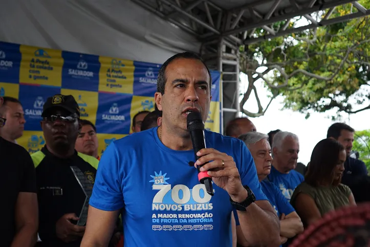 O prefeito de Salvador, Bruno Reis (União Brasil)