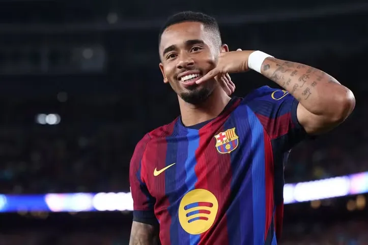 Gabriel Jesus pelo Barcelona
