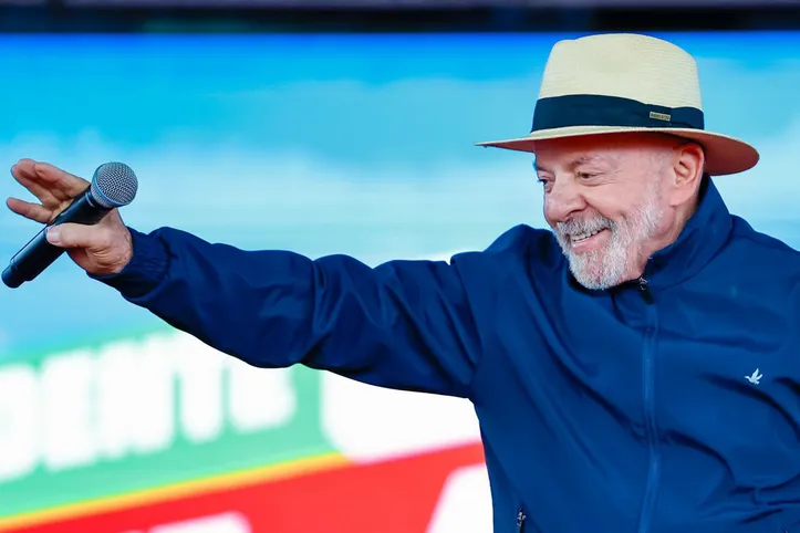 O presidente Lula (PT)