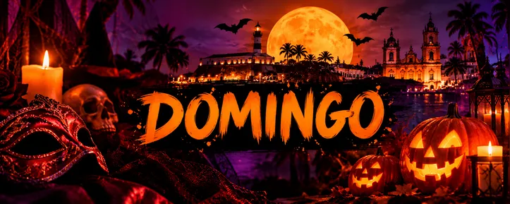 Domingo de Halloween reúne festas e atrações temáticas em Salvador.