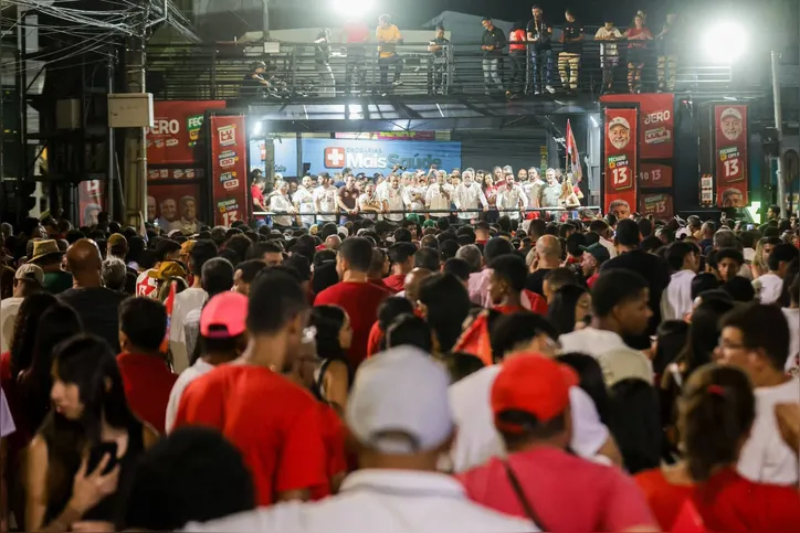 Comício de Jerônimo Rodrigues (PT) em Senhor do Bonfim