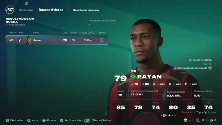 Rayan no EA FC 27