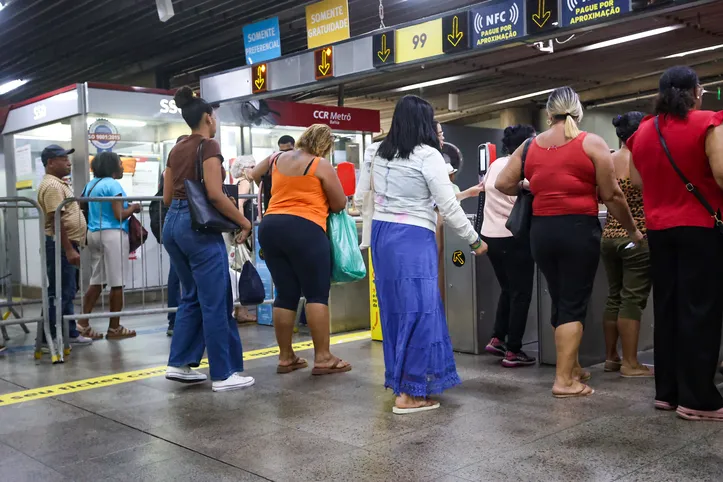 Movimento metrô de Salvador