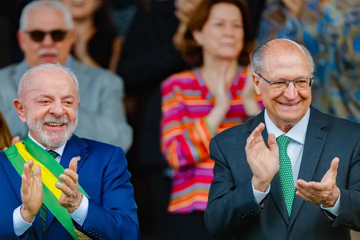 O presidente Lula e o vice-presidente Geraldo Alckmin