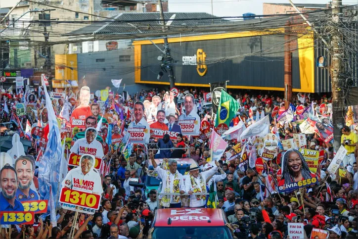 Primeiro ato de campanha com Lula em Salvador