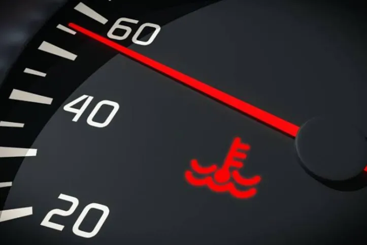 Luz de temperatura do motor
