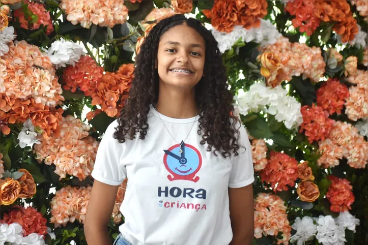 Kelly Cristiane,  aluna da Hora da Criança