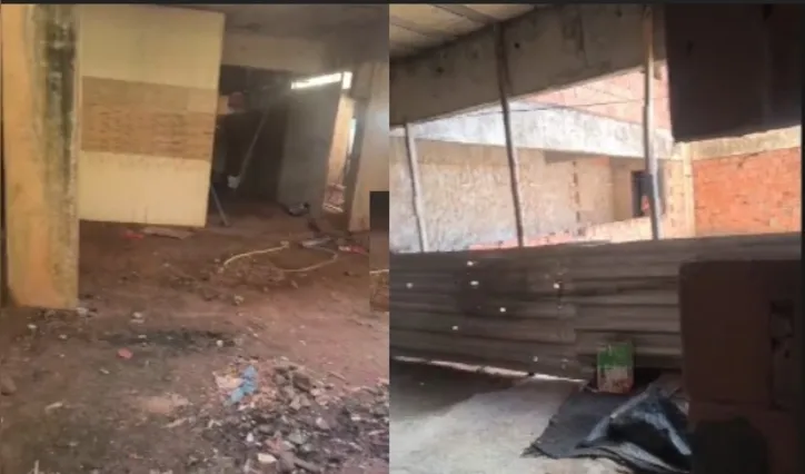 Parte interna da ocupação