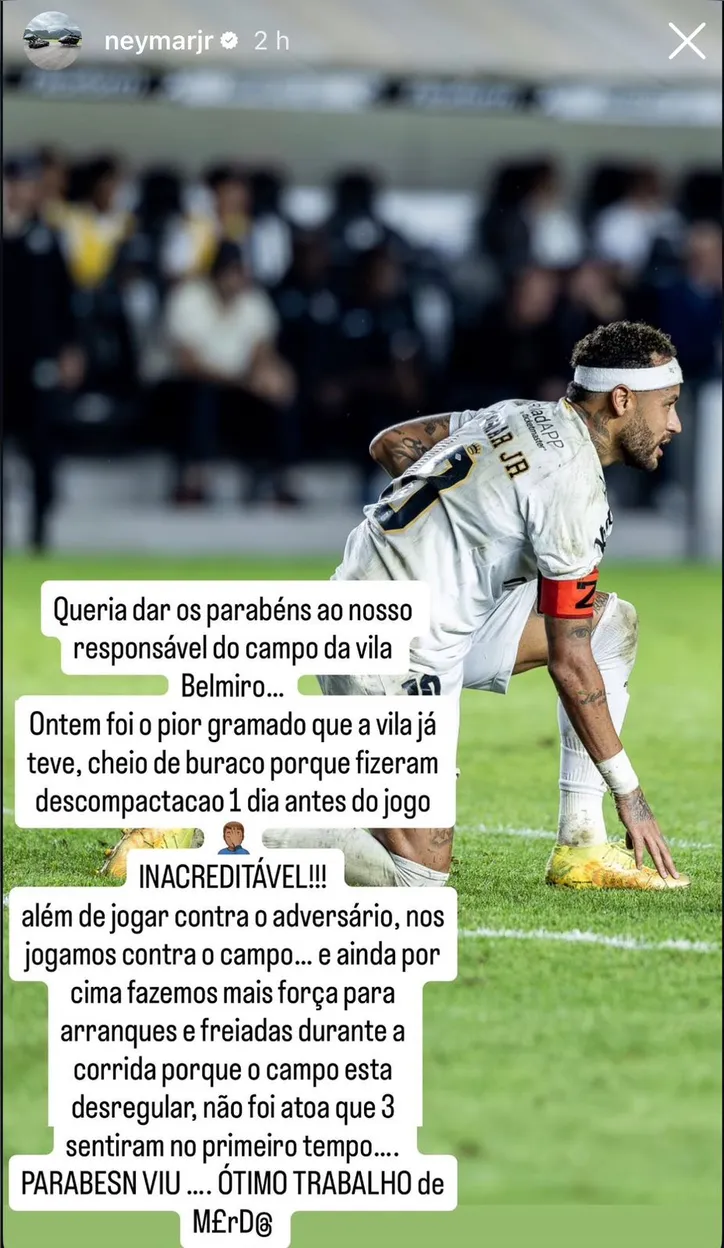 Postagem de Neymar