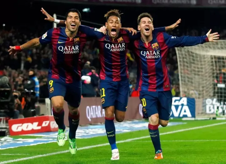 Trio MSN no Barcelona