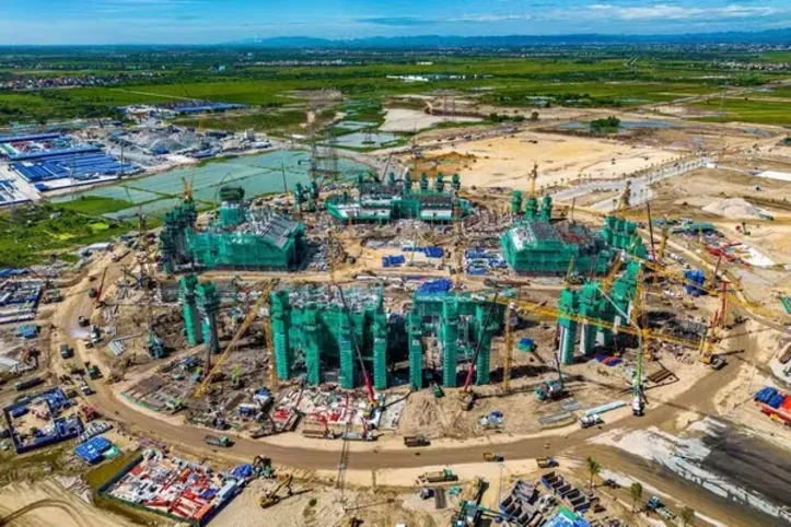 Construção do possível maior estádio do mundo