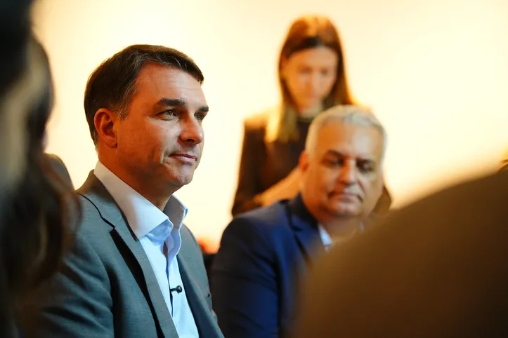 O senador e candidato à Presidência Flávio Bolsonaro