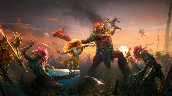 Arte conceitual do God of War Laufey