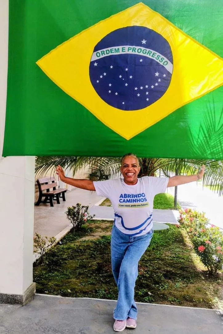Educadora infantil Helenilza Dias Lima, moradora de Ilhéus