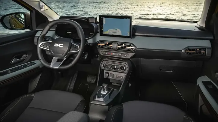 Interior Renault Sandero elétrico