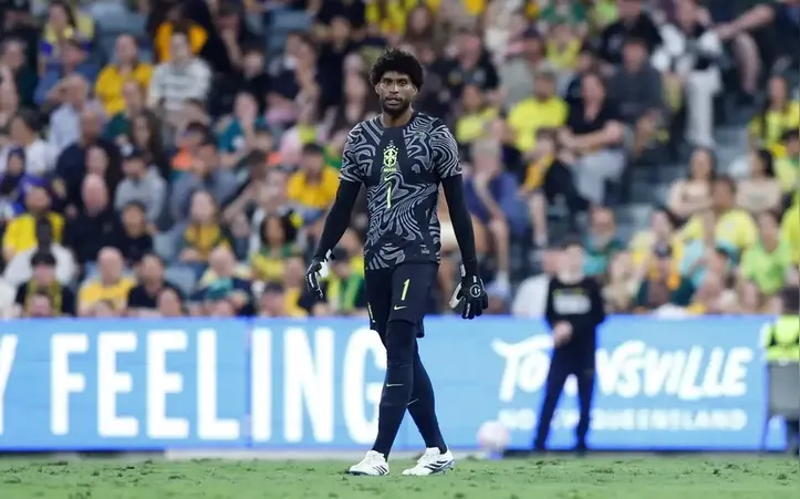 Hugo Souza pela Seleção Brasileira