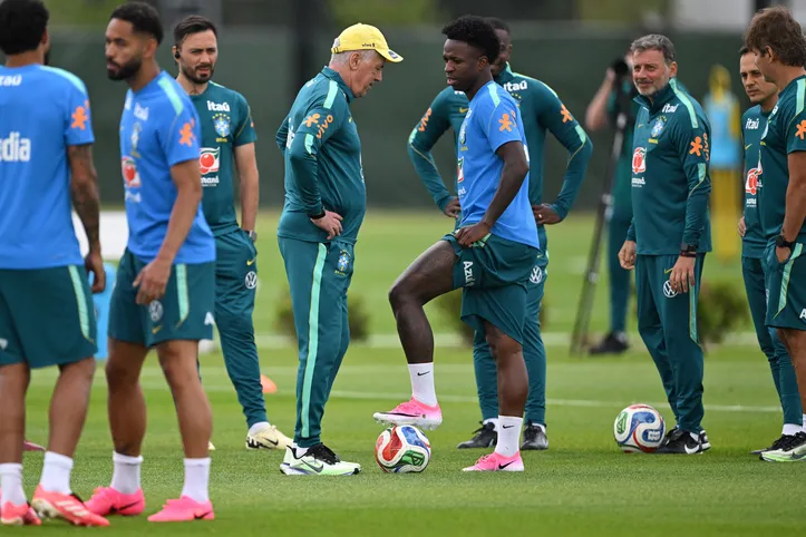 Ancelotti com a Seleção Brasileira