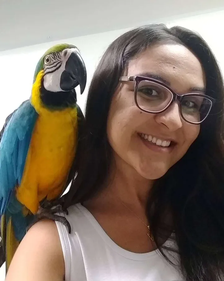 Ana Luiza Pinho, médica veterinária clinica de animais silvestres e exóticos