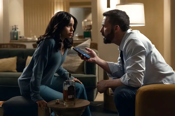 Kerry Washington e Ben Affleck em Sobrevivência