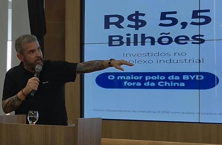 Pablo Toledo, diretor de Comunicação e Branding da BYD