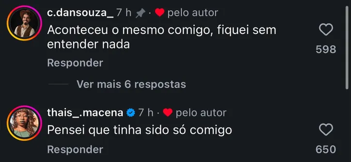 Relatos de outros consumidores apontam o mesmo destinatário nos comprovantes