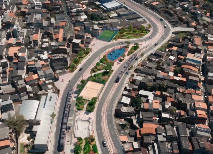 Serão construídos equipamentos de lazer ao longo do percurso.