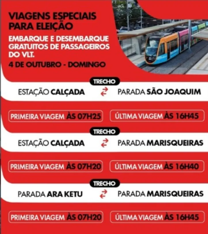 Operação especial do VLT de Salvador