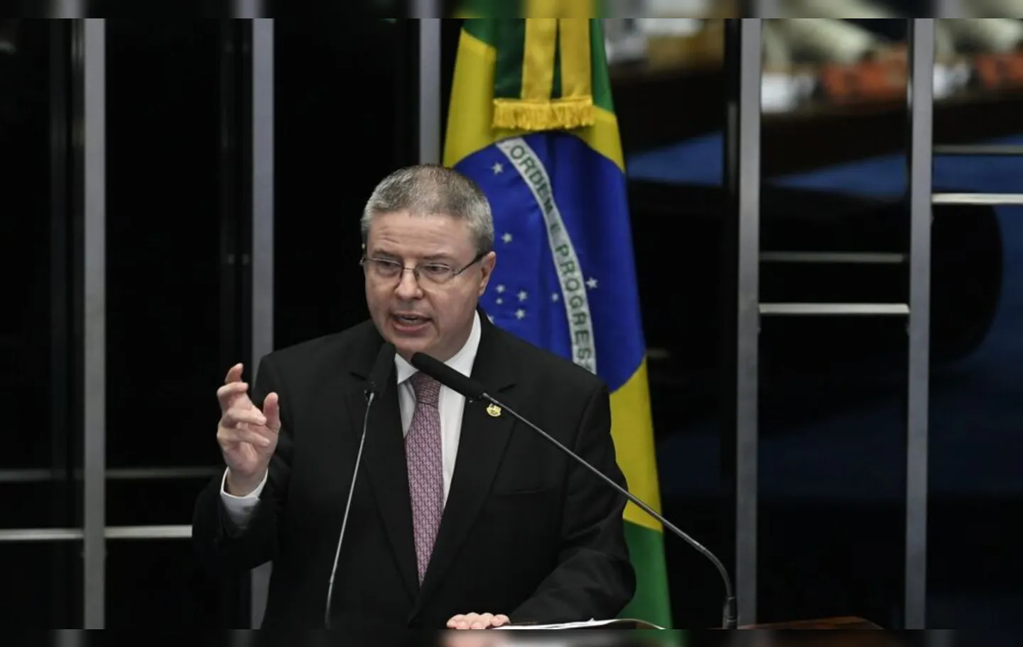 Antonio Anastasia (PSD-MG) concorreu com a senadora Kátia Abreu (PP-TO) e com o senador Bezerra Coelho (MDB-PE)