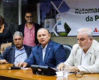Adolfo Menezes recebe na ALBA o presidente da Petrobras, Paul Prates