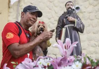 Devotos celebraram dia de São Francisco de Assis com pets