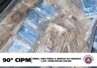 PM encontra 21 kg de drogas em porta-malas de veículo