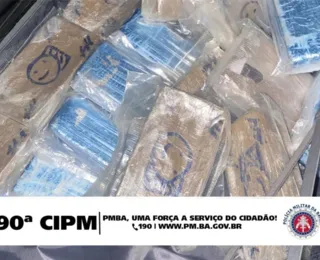 PM encontra 21 kg de drogas em porta-malas de veículo