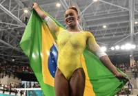 "Meu foco não está em Biles, está em mim", diz Rebeca Andrade