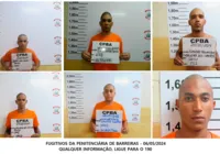 Seis dos sete detentos que fugiram de presídio são identificados