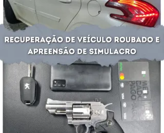 PM recupera veículo roubado na AV. 29 de março