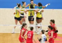 Brasil vence a Sérvia por 3 sets a 0 e segue 100% na Liga das Nações