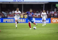 Com dois gols em dois minutos, Bahia perde para o São Paulo no Morumbi