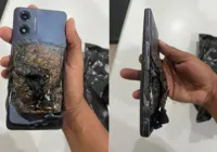 Presente de grego? Homem ganha celular e aparelho explode em Salvador