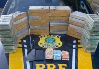 Trio é detido com 44 kg de cocaína escondidas dentro de carro na Bahia