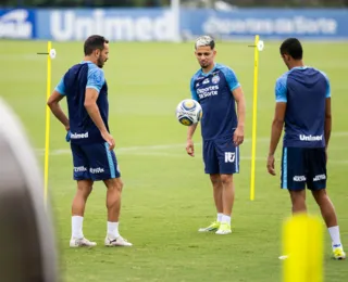 Com cobranças de pênaltis, Bahia faz único treino antes do CRB