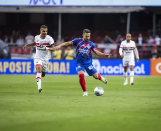 Com dois gols em dois minutos, Bahia perde para o São Paulo no Morumbi