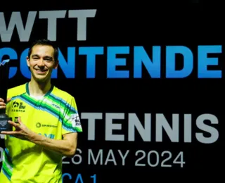 Hugo Calderano conquista título do WTT Contender Rio