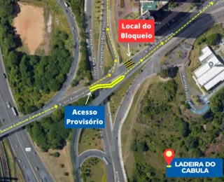 Ladeira do Cabula é interditada para obras a partir deste sábado