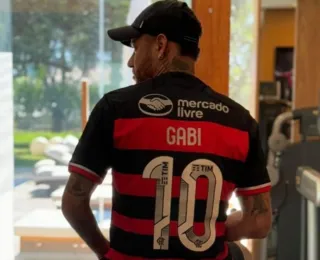 Neymar aparece com camisa de Gabigol e camisa 99 responde: "Combinou muito"